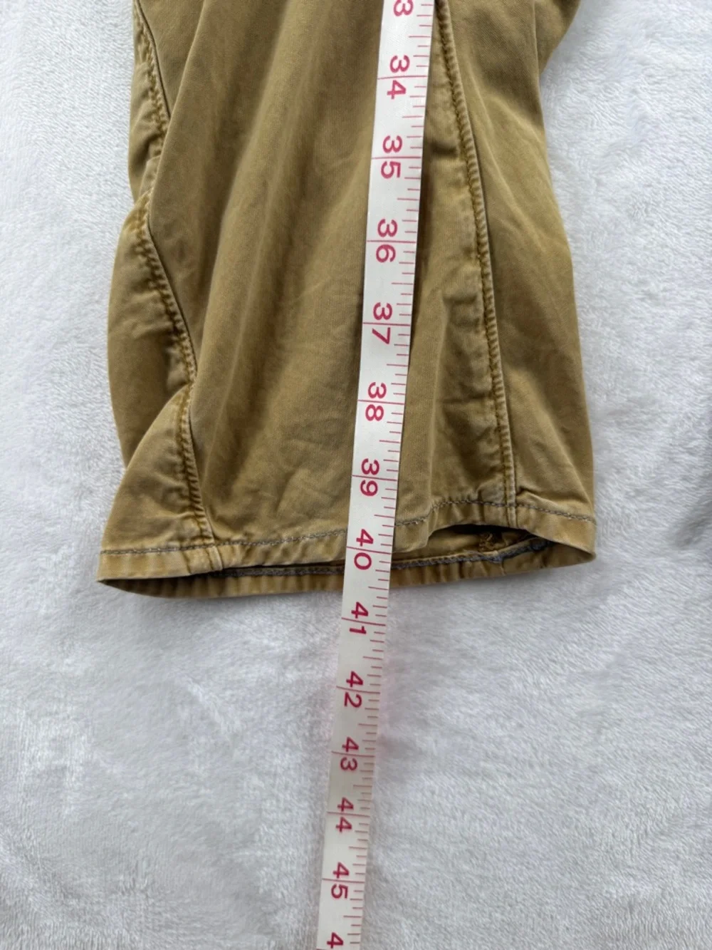 Men’s G-Star Raw Arc 3D Loose Tapered Braces COJ Jeans Size 33 Tall Chino Khaki - Picture 5 of 7